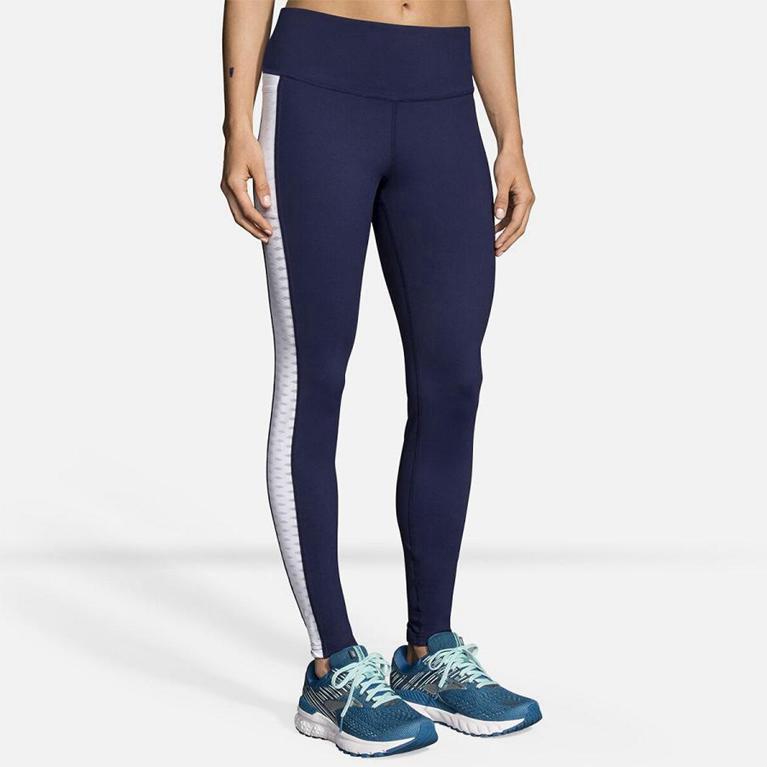Brooks Greenlight Women's Running Leggings - Blue (63018-SRKV)